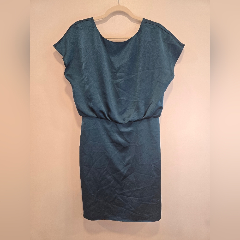 Trina Turk Teal Mini Dress Size 10 Nwt